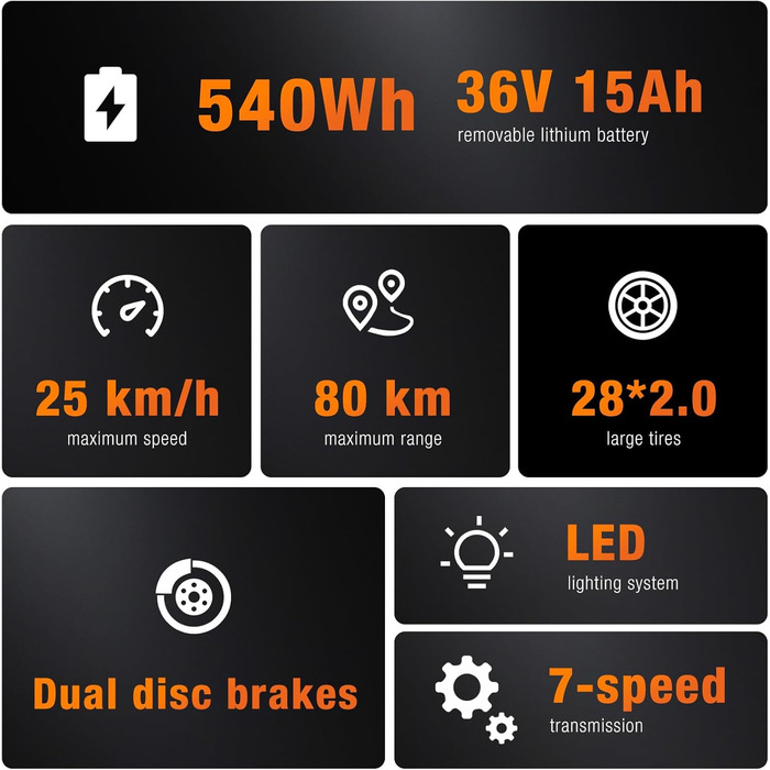 Електровелосипеди COLORWAY 28&quot x 2.0&quot з безщітковим двигуном потужністю 250 Вт. Електричні велосипеди з вбудованим акумулятором 36 В 15 Аг, 7 передачами, РК-дисплеєм та амортизуючою вилкою. Білий колір.