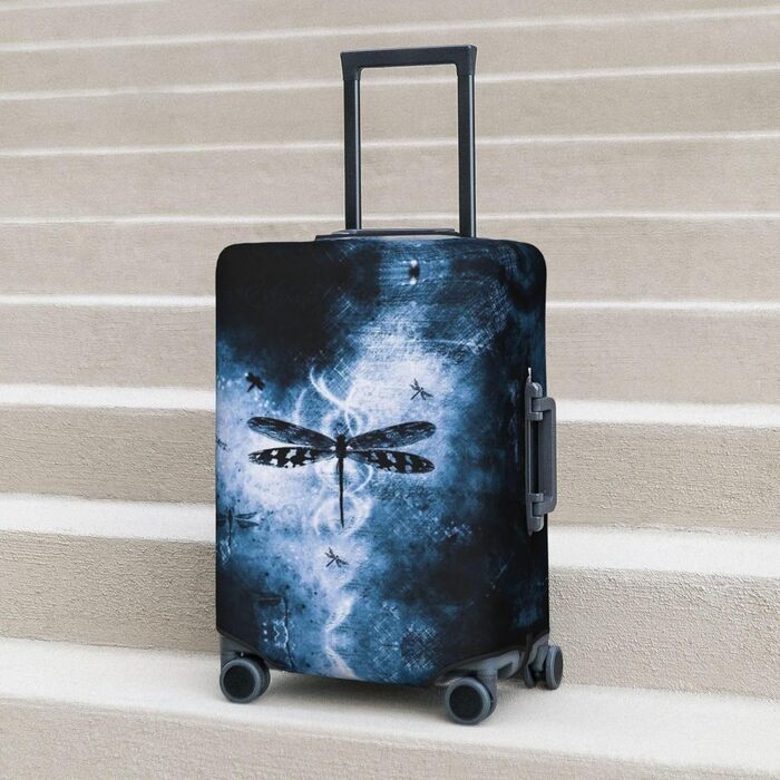 Чохол для валізи Чорна Стріха, міцний захист для багажу, підходить для валіз розміром 45.7-81.3 см, малий, Чорний