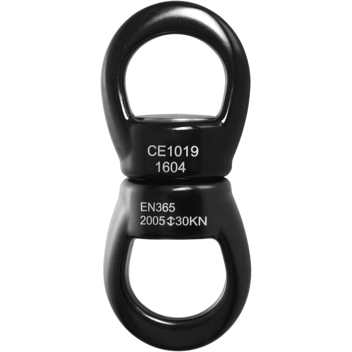 Гойдалки поворотні 30 кН Найбезпечніший поворотний пристрій гойдалки спінер карабін поворотний альпіністський мотузковий поворотний для веб-гойдалки гамак