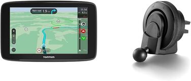 Навігаційний пристрій Tomtom GO Classic (уникнення пробок завдяки Tomtom Traffic, оновлення Європа, оновлення через Wi-Fi) (6 дюймів, комплект з кріпленням для вентиляційного отвору)