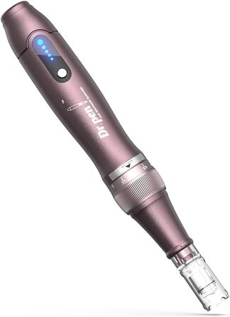 Електрична дерма-ручка A10 з РК-дисплеєм та 5 рівнями, вкл. 10 картриджів з голками Регульована 0-2,5 мм Бездротова мікроголкова дерма-ручка для шкіри обличчя