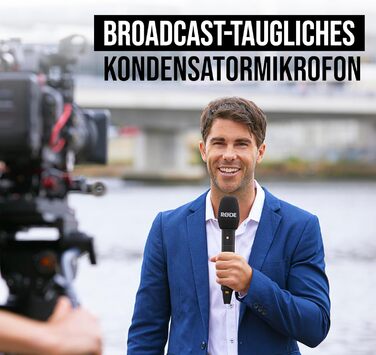 �DE Interview PRO Бездротовий ручний конденсаторний мікрофон з капсулою мовної якості та 32-бітним вбудованим записом для створенн