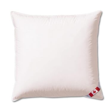 Пухова подушка, пір&39яна &39Канада середньої щільності&39, KNSEMLLER, 80x80 см, наповнювач 85 пір&39я, 15 пух, середньої щільності