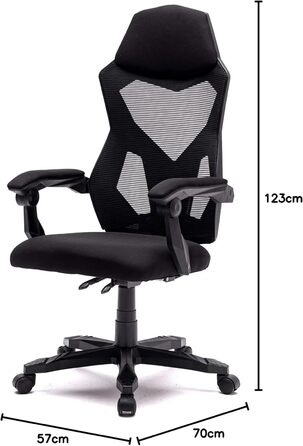 Ігрове крісло VDD Fresno - Чорне