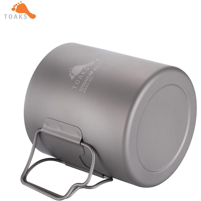 Мл двостінна кружка для кемпінгу, кавник, 450