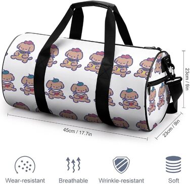Дорожня сумка Милий песик, спортивна сумка для чоловіків та жінок
