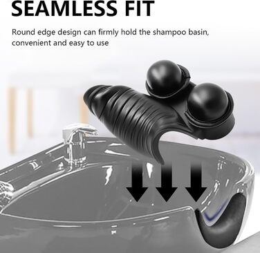 Подушка для шиї в салоні, умивальник для волосся, чаша для шампуню, підтримка шиї, U-подібна подушка для підтримки шиї для перукаря, зручна стійка до подряпин подушка для підтримки шиї