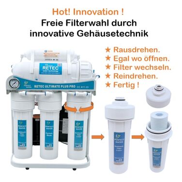 Система зворотного осмосу RETEC 1000 GPD Perfect Water No. 1 Ultimate Plus PRO Direct Flow резервуар не потрібен зворотний осмос фільтр для води фільтр для води питна вода зворотний осмос зворотний осмос