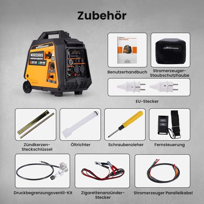 Електрогенератор інверторний 3500W Генератор газовий безшумний з електричним стартером пульт дистанційного керування електрогенера