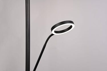Стільник LED Trio Willis 449510232, матовий чорний метал, 39 5.5 Вт, регульована колірна температура, диммер