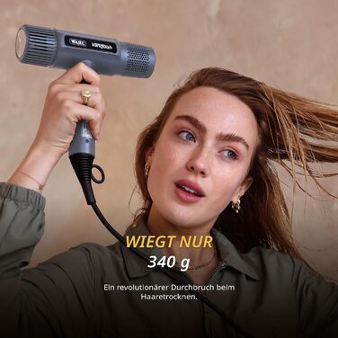 Фен Wahl Vanquish Grey з 3 магнітними насадками, сірий