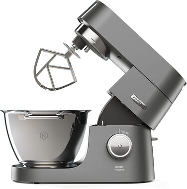 Гачок Kenwood K-подібний виготовлений з нержавіючої сталі KAT50.000SS, аксесуари для кухонної техніки Kenwood, кухонні комбайни, елемент перемішування підходить для всіх кухонних машин Chef, можна мити в посудомийній машині, нержавіюча сталь, срібло