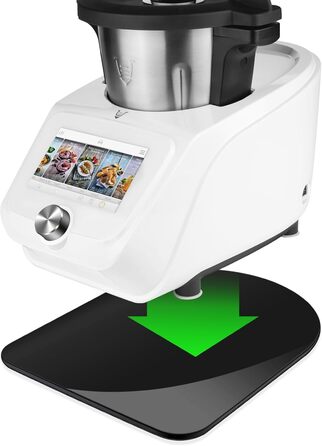 Акрилова підкладка для розсувної дошки для Monsieur Cuisine Smart/Connect, Black Slip Pad Glider Underlay Кухонна стільниця Аксесуари для MCC/Monsieur Cuisine Trend/Smart