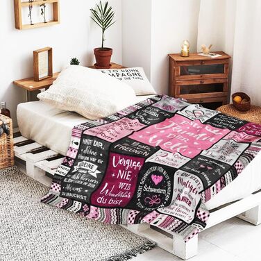 Подарунки для дівчини, м&39які ковдри, подарунки для найкращої подруги, подарунок на день народження дівчини, подарунки для жінок, дівчини, сестри на Різдво, день народження, ковдра-обіймач (Рожевий B, 200x150 см), подарунки для дівчини 150x200 см