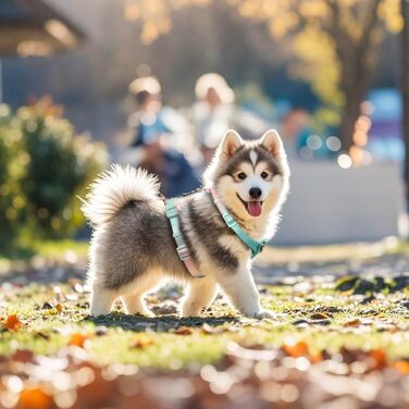 Шлейка для собак Tspro для маленьких порід, анти-тягнуча, легка, регульована, градієнтна (жовто-зелена, розмір 1). Розмір 1 (шия 30,547,5 см, груди 32,356 см). Градієнт жовто-зеленого кольору.