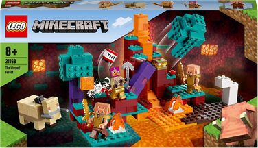 Конструктор LEGO Minecraft 21168, Викривлений Ліс, 287 деталей