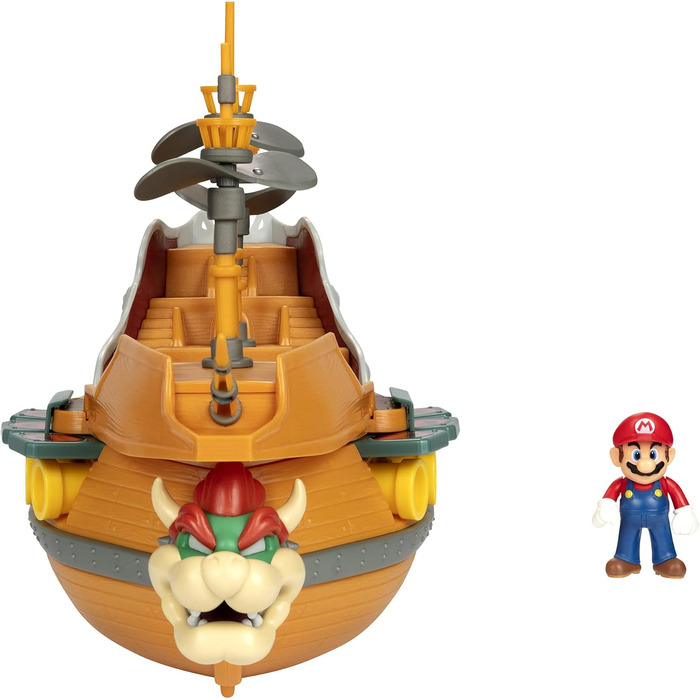 Ігровий набір SUPER MARIO Deluxe Дирижабль Боузера з фігуркою Маріо
