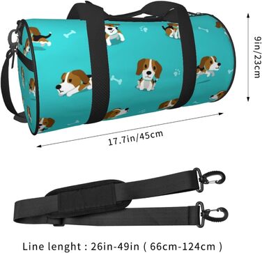 Дорожня сумка-мішок з кумедним малюнком собаки, спортивна сумка для чоловіків та жінок