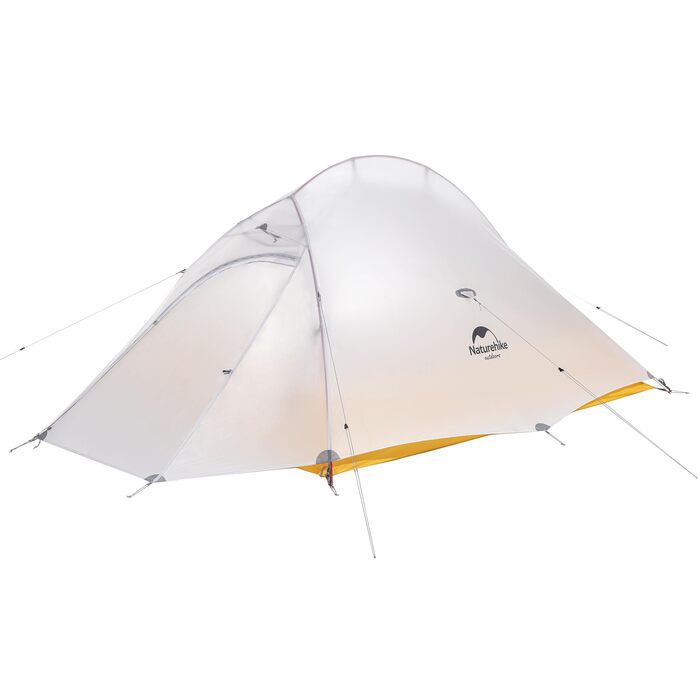 Намет Naturehike Cloud up 2 Ultralight, двомісний, 2-місний, 3-4 сезони, для кемпінгу, походів, 10D, золотисто-жовтий