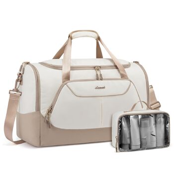 Жіноча спортивна сумка LOVEVOOK 30L Дорожня сумка з відділенням для взуття та вологим відділенням, невелика сумка для спортзалу, сумка для плавання, сумка для сауни, сумка для ручної поклажі для спорту, фітнесу, тренувань, подорожей, водонепроникна дорожн