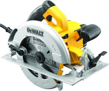 Прецизійна дискова пила DEWALT з кейсом 190 мм 1600 Вт 240 В, DWE575K-GB, жовта