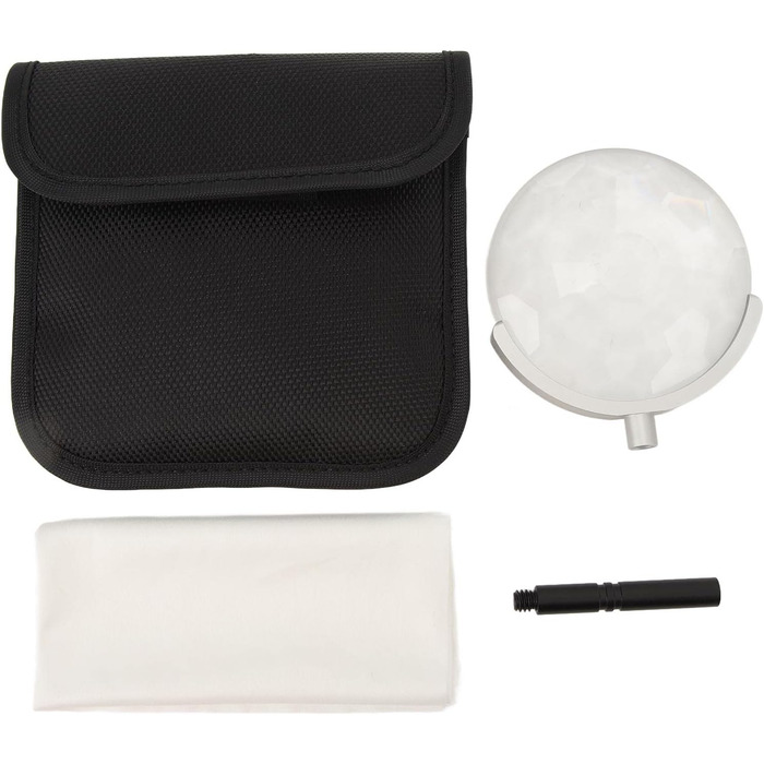 Скляний призматичний фільтр, ефект призми, ефект розмиття переднього плану, діаметр 77 мм, зносостійкий, ефект розділеного зображення для нічної зйомки