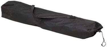 Розкладне ліжечко Grafner XL з сумкою для перенесення, вантажопідйомність до 150 кг, зручна тканина Oxford 600D чорного кольору, розкладне ліжко для гостей