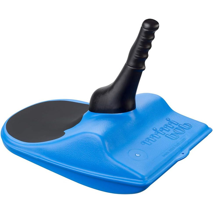 Дитяча пластикова шапка на зиму синя