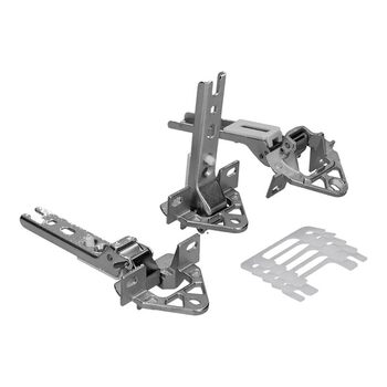 Петлі для дверей, сумісні з Bosch Siemens 00268699 / 268699 для холодильника та морозильника - LUTH Premium Profi Parts, 3