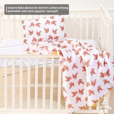 Дитяча подушка з бавовняною наволочкою - Подушка підходить для дітей віком від 3 до 10 років - Розмір 60x40 см - М'яка подушка Гіп