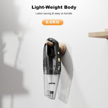 Ручний пилосос, акумуляторний ручний пилосос, акумуляторна батарея для ручного пилососа, 12000PA USB Перезаряджається портативний