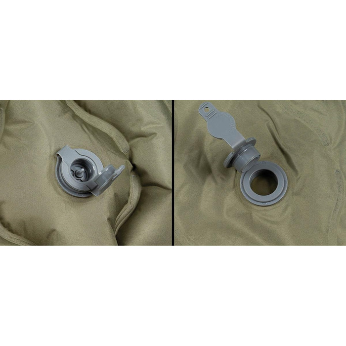 Надувний килимок для сну Fox Outdoor з підголівником, оливковий