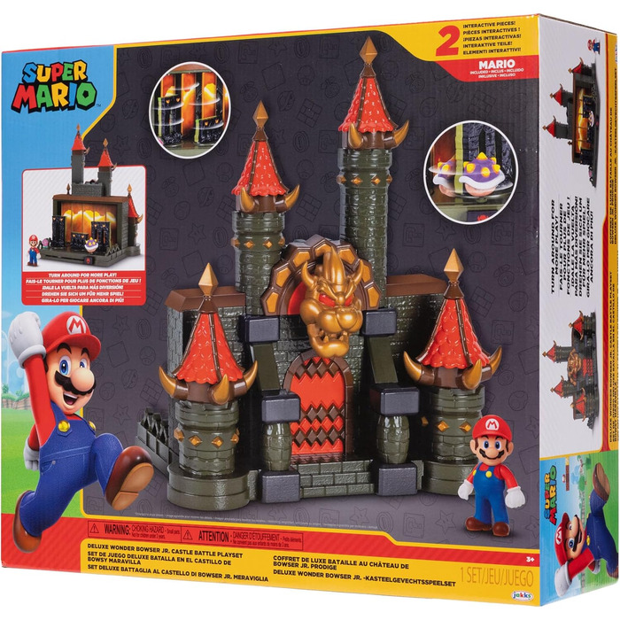 Ігровий набір Замок Баузера-молодшого Super Mario Bros. Wonder Deluxe