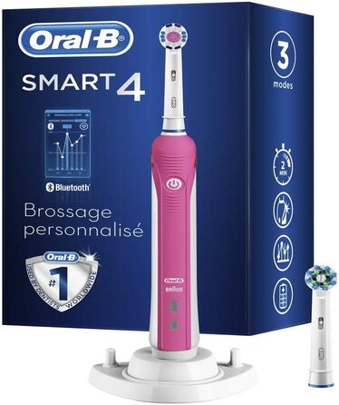 Електрична зубна щітка Oral-B 4210201177487 Smart 4 4000 Вт на базі Braun