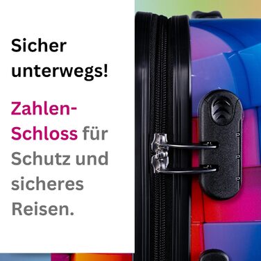 Ручна валіза NOWI 55x40x20 см - підходить для Ryanair, Lufthansa, Eurowings та інших Ручна валіза об&39ємом 36 л з тихими колесами та практичним кодовим замком