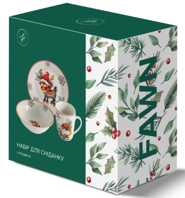 Дитячий набір Limited Edition NY Fawn, 3 предмети (7133568)