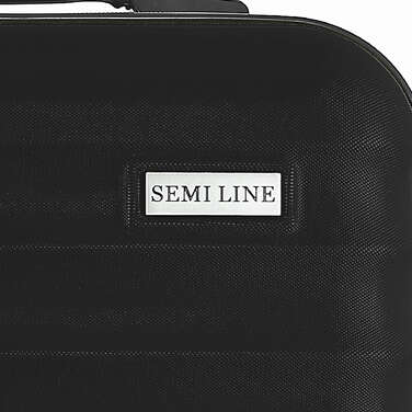 Валіза Semi Line 24' (M) Black (T5576-4)