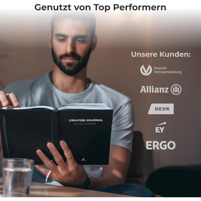 Щоденник успіху ОРІГІНАЛ - Книга-щоденник для фокусування, структурування та мотивації (вкл. відеокурс) Щоденник для дорослих, Планувальник, Книжковий щоденник, Щоденник (чорний)