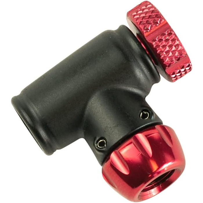 Регулятор CO2 SILCA EOLO IV Компактна конструкція з поворотним гвинтовим регулювальним клапаном Сумісний з універсальними різьбовими картриджами CO2 Тільки головка регулятора CO2 червоний/чорний