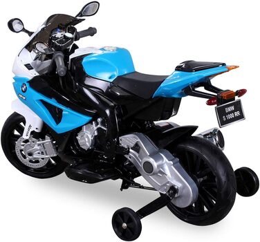 Дитячий електричний мотоцикл BMW S 1000 RR JT528 Ліцензійний -12 Вольт 7 AH акумулятор - 2 x 12 Вольт 35 Вт двигун - Електричний м