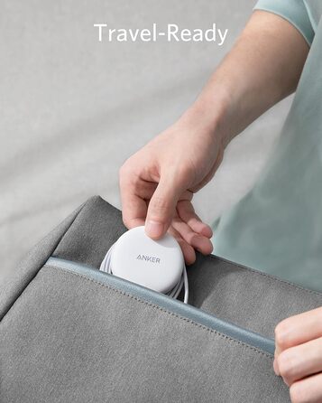 Комплект бездротової магнітної зарядної панелі з 150-сантиметровим зарядним кабелем USB-C та адаптером живлення, підходить для iPh