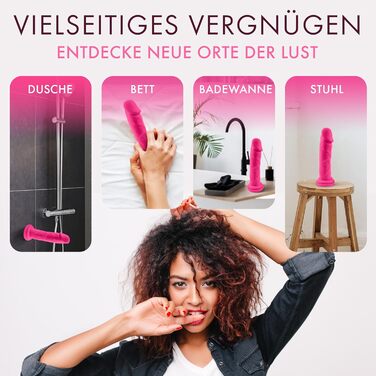 Фалоімітатор Liebesfreunde® Real Touch «Pure Lover», 20 см, силіконовий, з присоскою