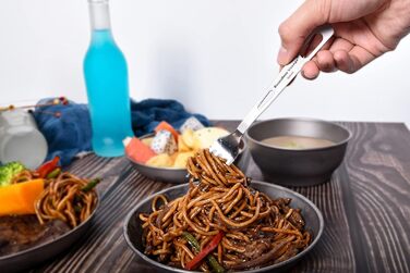 Набір столових приборів для кемпінгу Титановий відкритий польовий столовий прибор Кухонний посуд Виделка Ложка Ніж для свинини Пал