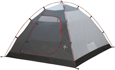 Намет чотиримісний High Peak Nevada 4 Dark Grey/Red (10207)