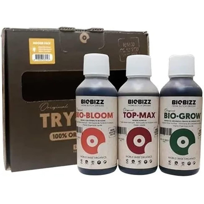 Рідке добриво Biobizz Try-Pack Indoor Organic, 3х250 мл