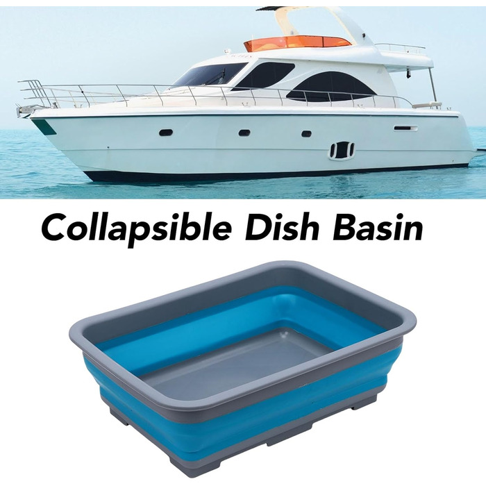 Складана раковина Haofy, легка, портативна, для кемпінгу, пікніка, кухні, кемперів, човнів
