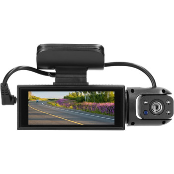 Багатомовний автомобільний відеореєстратор Mulcort з двома об'єктивами, автомобільний відеореєстратор, автомобільна камера, нічне
