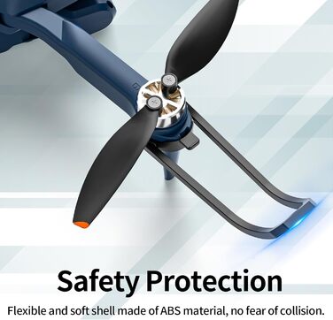 Дрон K417 із подвійною камерою 1080P, безконтактний дрон зі світлодіодною блакитною лампою та електричною камерою, квадрокоптер із