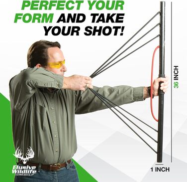 Тренажер для силових тренувань лучників з стрічками опору – регульований симулятор натягу лука для покращення точності, сили та техніки