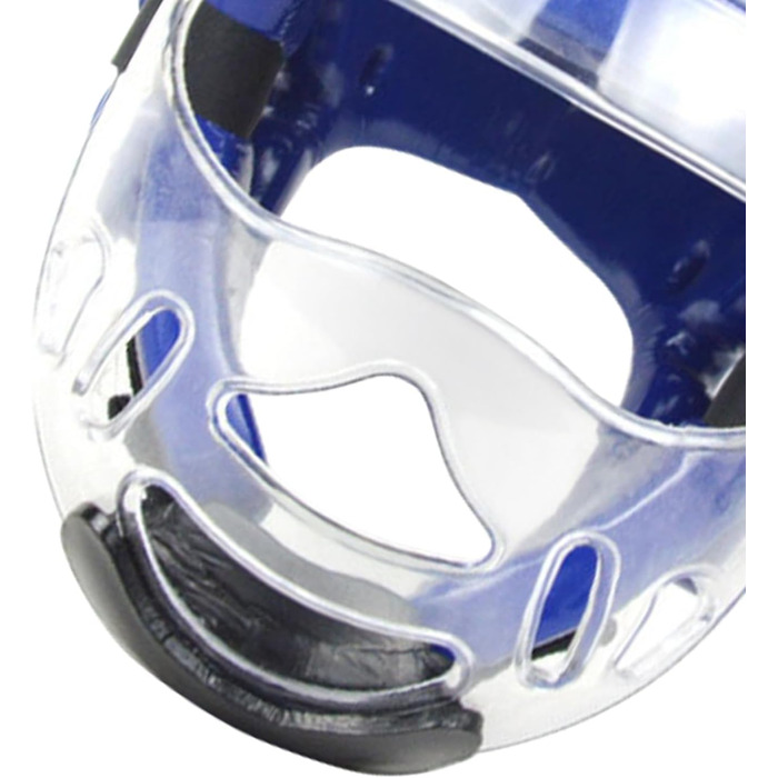 Шолом для тхеквондо, дихаючий, амортизуючий, багатоцільовий, захист голови, спаринг-шолом для спортивного боксу, синій, розмір M